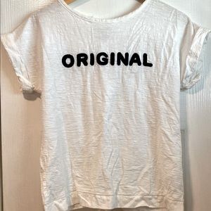 Open back tied t-shirt